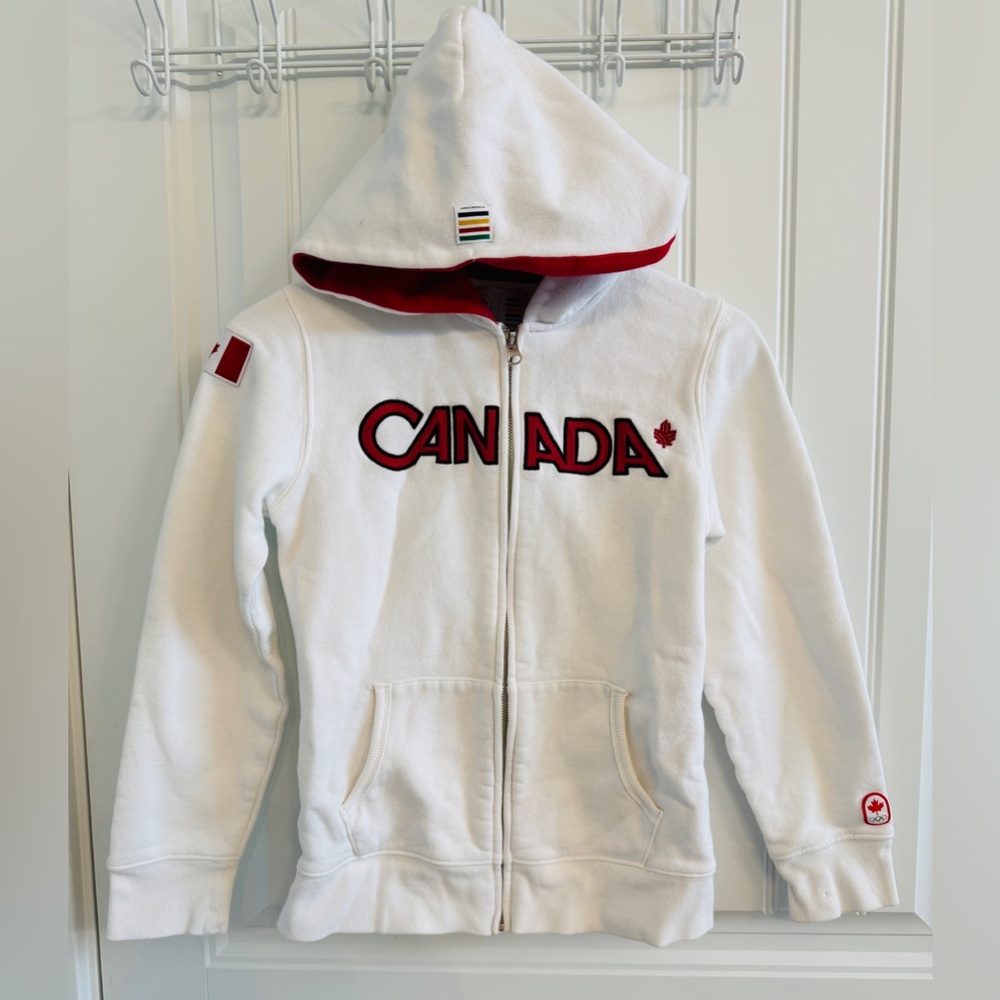 Really amazing Canada girls full zip up hoodie size 14.